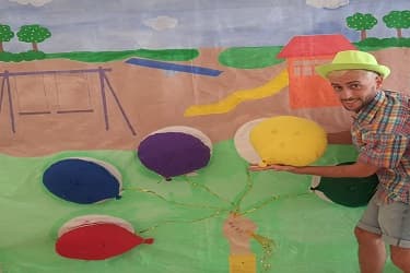 שעת סיפור: "בלונים בכל מיני צבעים" - תאטרון דף חדש