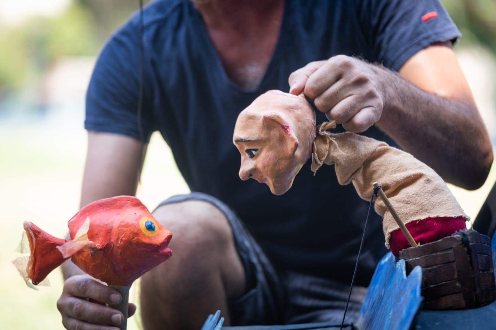 שעת סיפור: "דג המשאלות" - תיאטרון בית הבובות