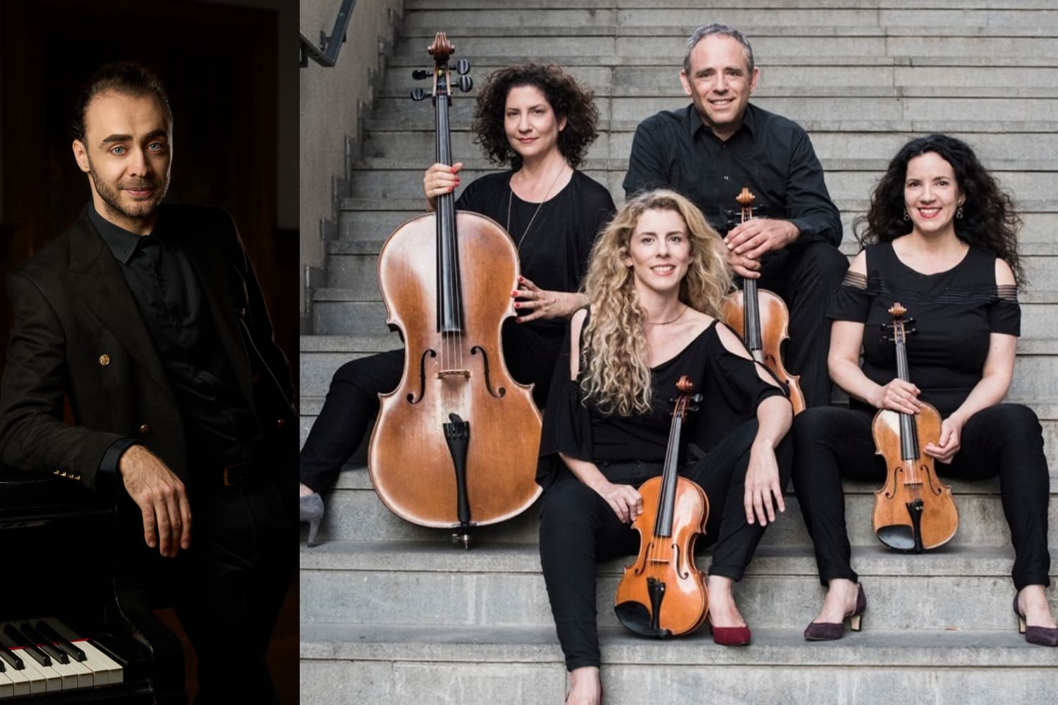 רביעיית כרמל עם הפסנתרן דניאל צ'ובאנו (רומניה)