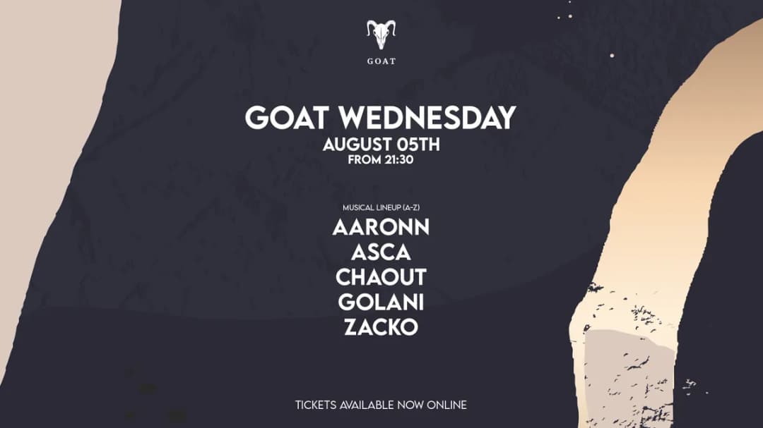 WE TRUST X GOAT // 5.8 WED